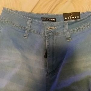 High waisted skinny jeans